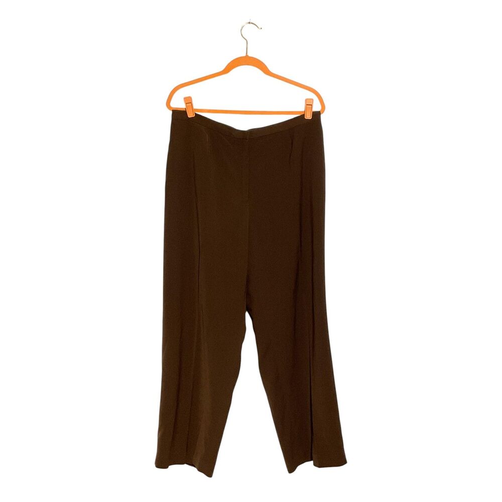 East 5th Women’s Brown Dress Slacks - Classic Fit Trousers - Picture 2 of 8